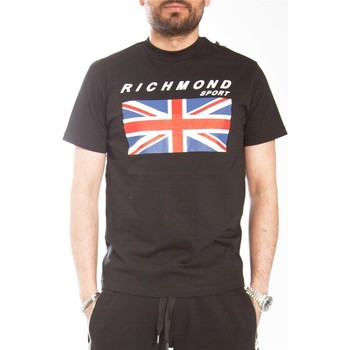 Textiel Heren T-shirts korte mouwen Richmond Sport UMP22017TS Zwart