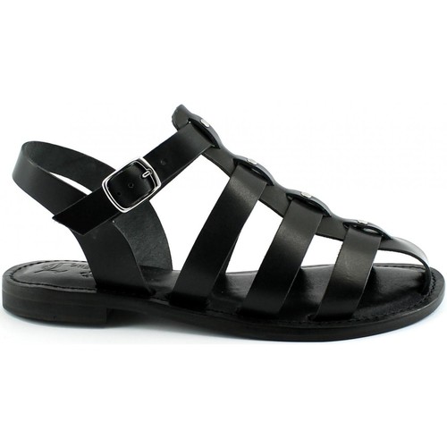 Schoenen Dames Sandalen / Open schoenen L'angolo Del Cuoio ANG-E22-9933-NE Zwart