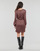 Textiel Dames Korte jurken Naf Naf LESTUDIO Rood / Zwart