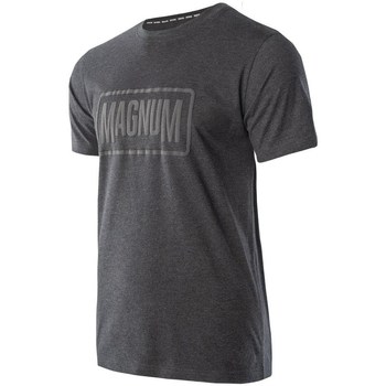 Textiel Heren T-shirts korte mouwen Magnum Essential Graphite