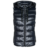 Textiel Dames Dons gevoerde jassen Esprit RCS Tape Vest  zwart