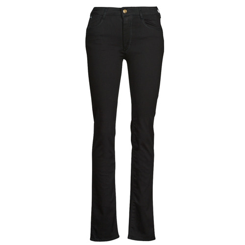 Textiel Dames Straight jeans Le Temps des Cerises PULP HIGH REGULAR Stay /  zwart