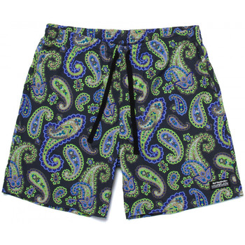 Textiel Heren Korte broeken / Bermuda's Huf Short paisley easy Zwart