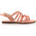 Schoenen Dames Sandalen / Open schoenen Pretty Stories sandalen / blootsvoets vrouw Orange
