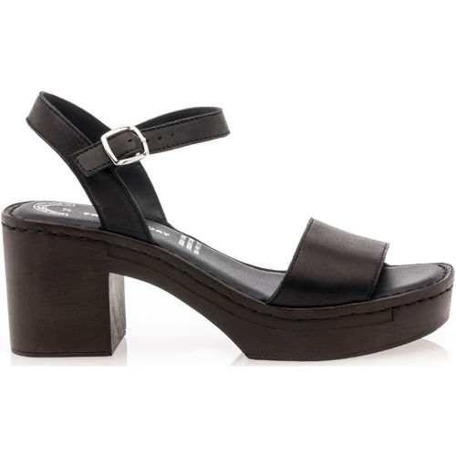 Schoenen Dames Sandalen / Open schoenen Free Monday sandalen / blootsvoets vrouw zwart Zwart
