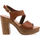 Schoenen Dames Sandalen / Open schoenen Terre Dépices sandalen / blootsvoets vrouw bruin Brown