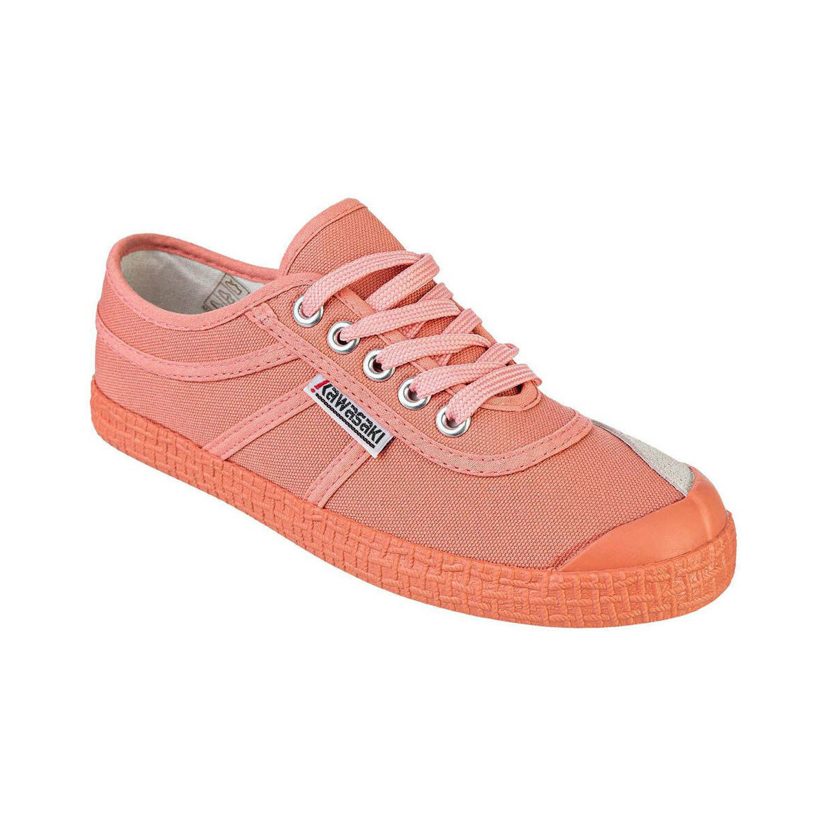 Schoenen Dames Sneakers Kawasaki Color Block Shoe K202430 4144 Shell Pink Roze