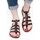 Schoenen Dames Sandalen / Open schoenen Gianluca - L'artigiano Del Cuoio 505 D MORO CUOIO Brown