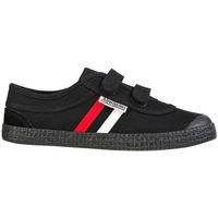 Schoenen Kinderen Sneakers Kawasaki Retro Shoe W/velcro K204505 1001S Black Solid Zwart