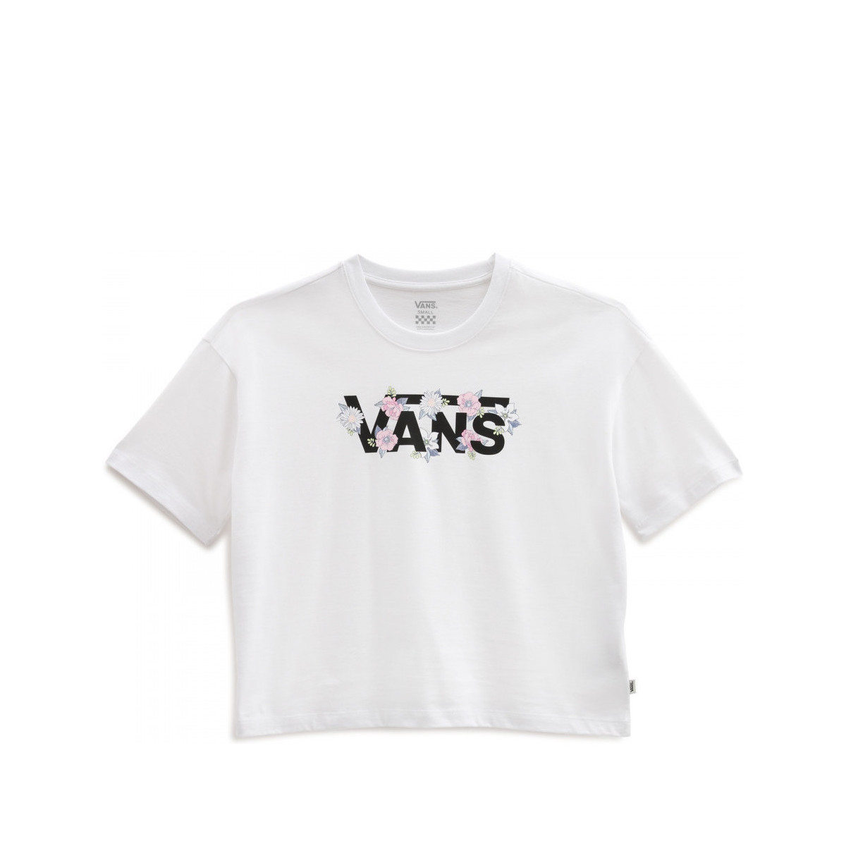 Textiel Dames T-shirts & Polo’s Vans Flow rina Wit