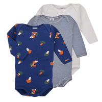 Textiel Jongens Pyjama's / nachthemden Petit Bateau LOT 3 BODY Multicolour