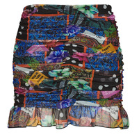 Textiel Dames Rokken Desigual PARTY Blauw / Multicolour