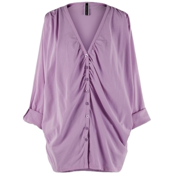Textiel Dames Mantel jassen Wendy Trendy Cardigan 220966 - Lilas Violet