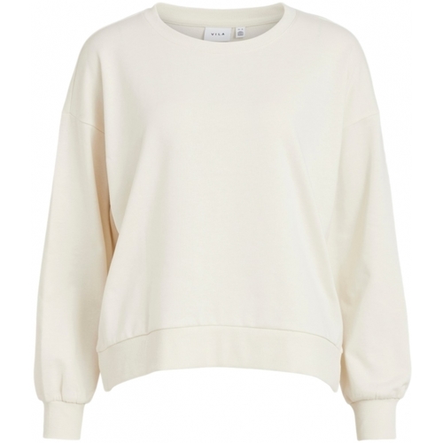 Textiel Dames Sweaters / Sweatshirts Vila Sweat Rusti Bat - Birch Wit