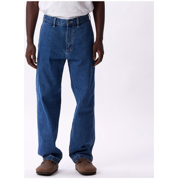 Textiel Heren Straight jeans Obey Hardwork carpenter denim Blauw