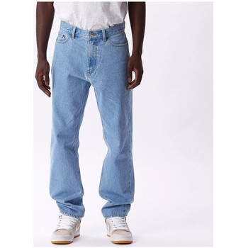Textiel Heren Straight jeans Obey Bender denim Blauw