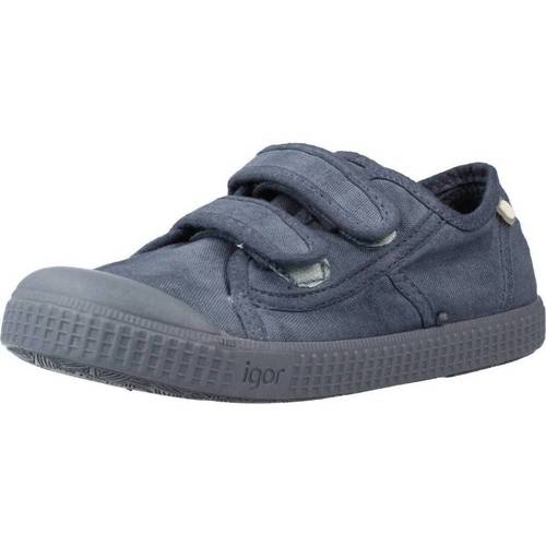 Schoenen Meisjes Lage sneakers IGOR S10296 Blauw