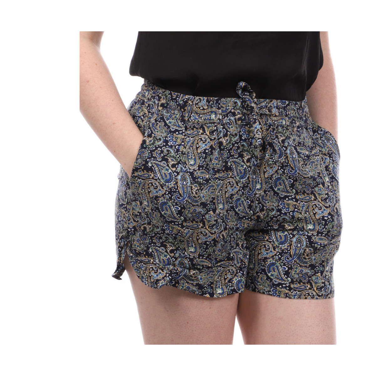 Textiel Dames Korte broeken / Bermuda's Vero Moda  Blauw