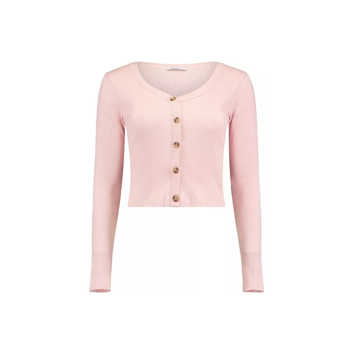 Textiel Heren Jacks / Blazers Hailys Dames Longsleeve Shirt Caro Roze