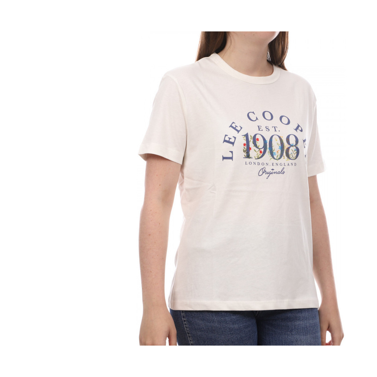 Textiel Dames T-shirts & Polo’s Lee Cooper  Beige
