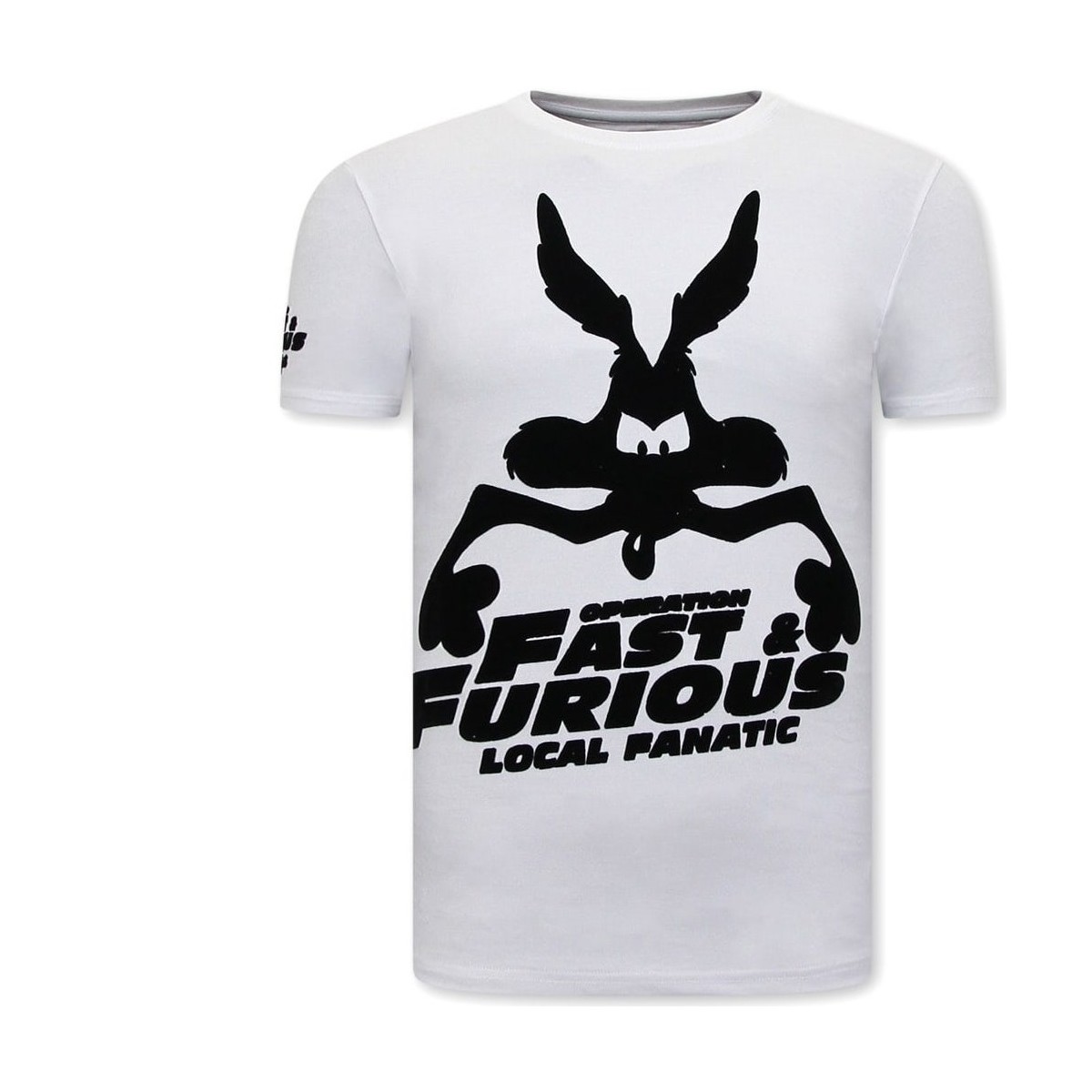 Textiel Heren T-shirts korte mouwen Local Fanatic Grappige Fast And Furious Wit