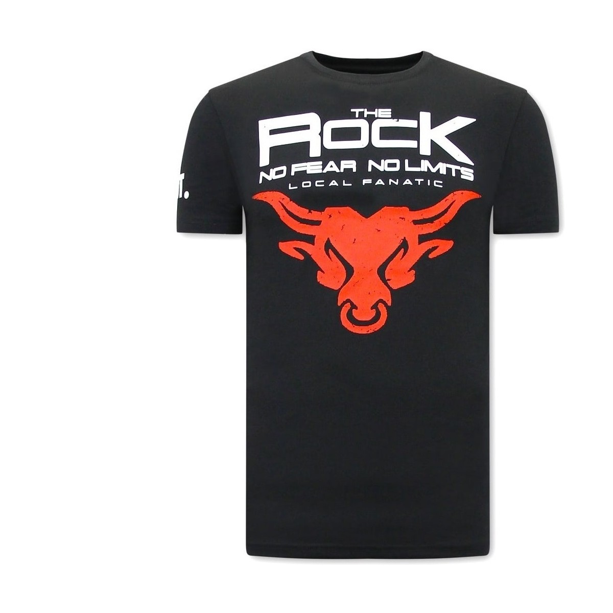 Textiel Heren T-shirts korte mouwen Local Fanatic The Rock Zwart