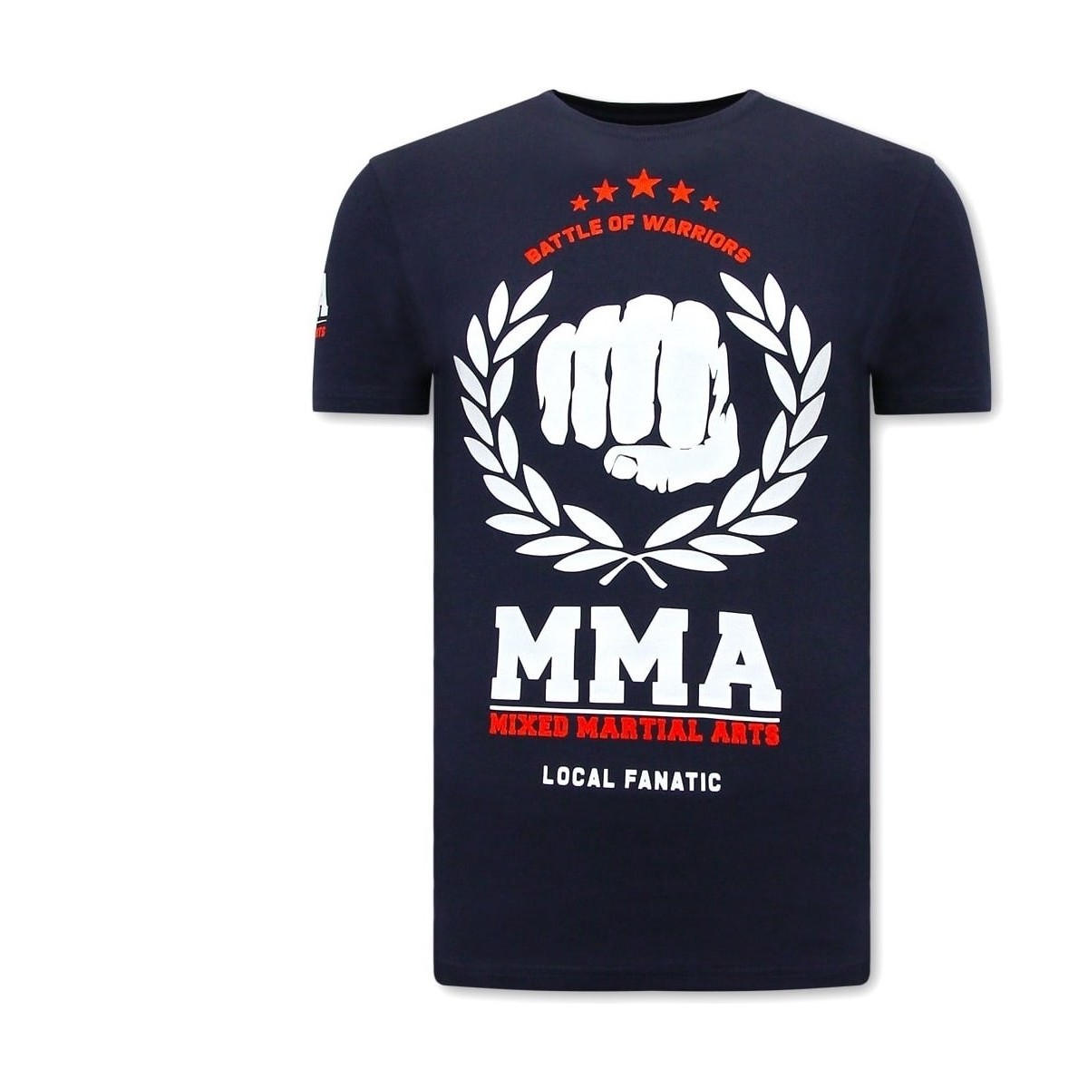 Textiel Heren T-shirts korte mouwen Local Fanatic MMA Fighter Blauw