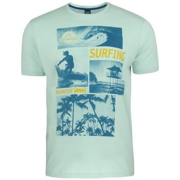Textiel Heren T-shirts korte mouwen Monotox Surf Groen