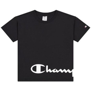 Textiel Dames T-shirts korte mouwen Champion Crewneck Tshirt Zwart