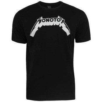 Textiel Heren T-shirts korte mouwen Monotox Metal Zwart
