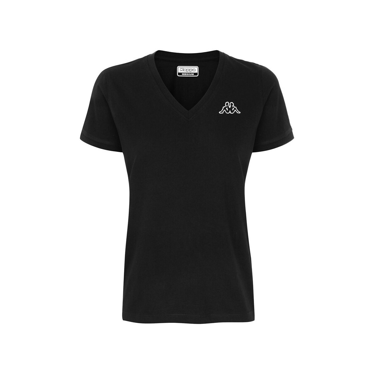 Textiel Dames T-shirts & Polo’s Kappa  Zwart