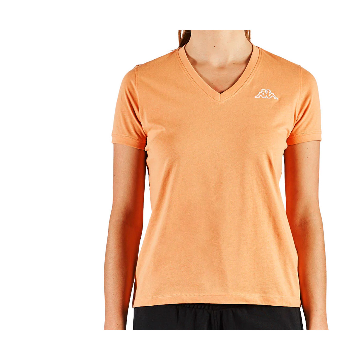 Textiel Dames T-shirts & Polo’s Kappa  Orange