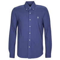 Textiel Heren Overhemden lange mouwen Polo Ralph Lauren LSFBBDM5-LONG SLEEVE-KNIT Blauw