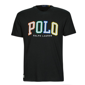 Textiel Heren T-shirts korte mouwen Polo Ralph Lauren SSCNCLSM1-SHORT SLEEVE-T-SHIRT Zwart