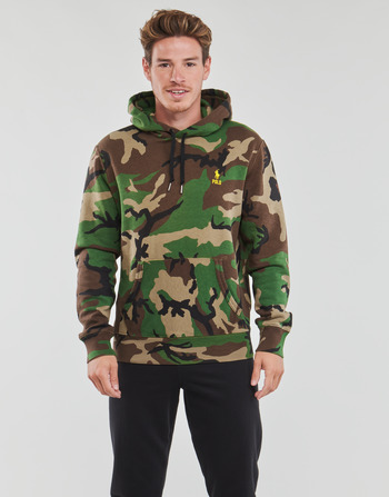 Textiel Heren Sweaters / Sweatshirts Polo Ralph Lauren LSPOHOODM2-LONG SLEEVE-SWEATSHIRT Kaki / Camouflage
