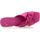 Schoenen Dames Leren slippers Les fées de Bengale muildieren / klompen vrouw roze Roze