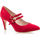 Schoenen Dames pumps Vinyl Shoes Vrouw Rood