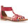 Schoenen Dames Sandalen / Open schoenen Diabolo Studio sandalen / blootsvoets vrouw rood Rood