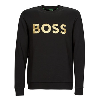 Textiel Heren Sweaters / Sweatshirts BOSS Salbo 1 Zwart / Goud