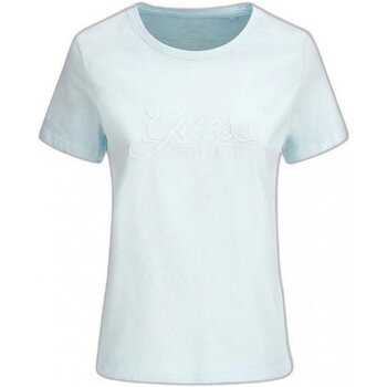Textiel Dames T-shirts & Polo’s Guess W2GI09 I3Z00 Blauw