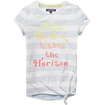 Textiel Meisjes T-shirts korte mouwen Tommy Hilfiger  Multicolour