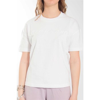 Textiel Dames T-shirts korte mouwen Richmond Sport UWP22085TSPR Wit
