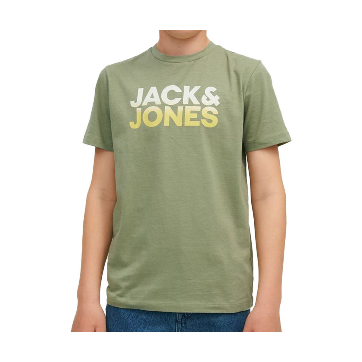 Textiel Jongens T-shirts & Polo’s Jack & Jones  Groen