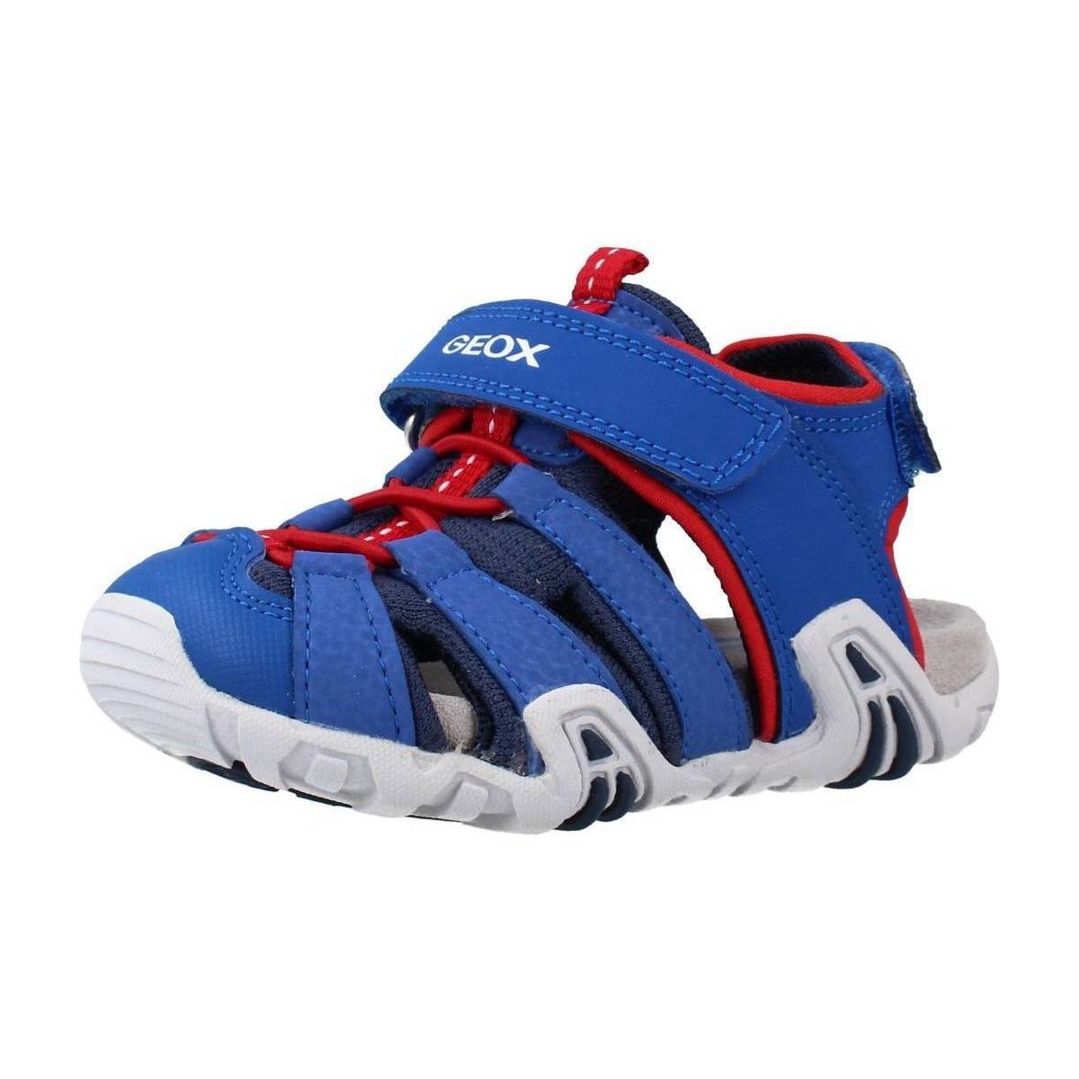 Schoenen Jongens Sandalen / Open schoenen Geox SANDAL KRAZE A Blauw