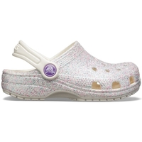 Schoenen Kinderen Sneakers Crocs Kids Classic Glitter - Oyster Roze