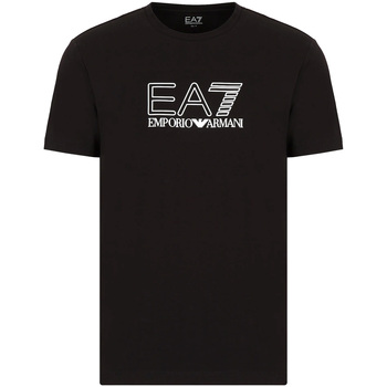 Textiel Heren T-shirts & Polo’s Ea7 Emporio Armani 3LPT81 PJM9Z Zwart