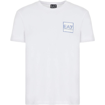 Textiel Heren T-shirts & Polo’s Ea7 Emporio Armani 3LPT52 PJ03Z Wit