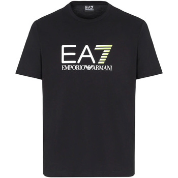 Textiel Heren T-shirts & Polo’s Ea7 Emporio Armani 3LPT58 PJ7CZ Zwart