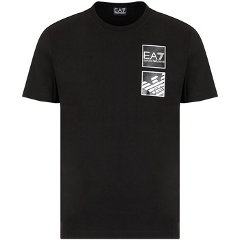 Textiel Heren T-shirts & Polo’s Ea7 Emporio Armani 3LPT51 PJ02Z Zwart