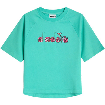Textiel Kinderen T-shirts & Polo’s Diadora 102178258 Groen
